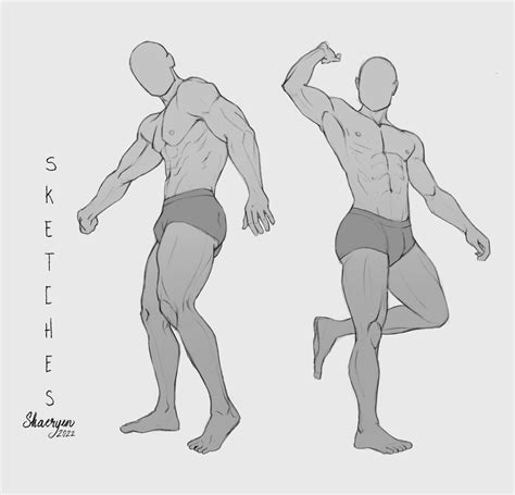 pose reference male|SketchDaily Reference Site.